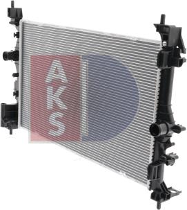 AKS Dasis 150139N - Радіатор, охолодження двигуна autocars.com.ua