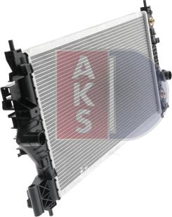 AKS Dasis 150142N - Радіатор, охолодження двигуна autocars.com.ua