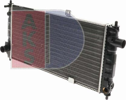 AKS Dasis 150160N - Радіатор, охолодження двигуна autocars.com.ua