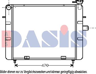 AKS Dasis 150860N - Радіатор, охолодження двигуна autocars.com.ua