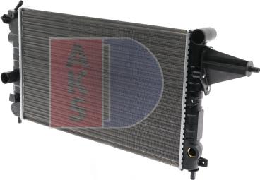 AKS Dasis 150950N - Радиатор, охлаждение двигателя autodnr.net