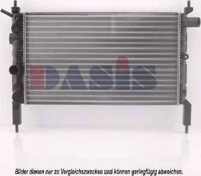 AKS Dasis 150990N - Радиатор, охлаждение двигателя autodnr.net