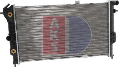 AKS Dasis 151190N - Радіатор, охолодження двигуна autocars.com.ua