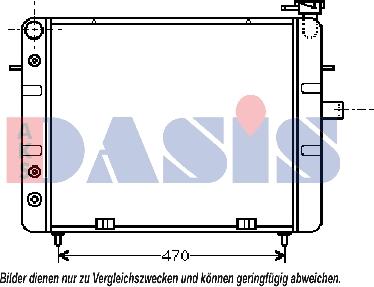 AKS Dasis 151690N - Радіатор, охолодження двигуна autocars.com.ua