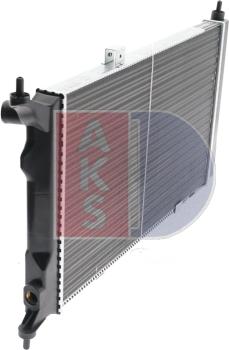 AKS Dasis 151720N - Радіатор, охолодження двигуна autocars.com.ua