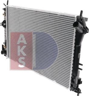 AKS Dasis 152007N - Радіатор, охолодження двигуна autocars.com.ua