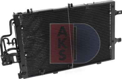 AKS Dasis 152018N - Конденсатор, кондиціонер autocars.com.ua