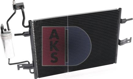 AKS Dasis 152024N - Конденсатор, кондиціонер autocars.com.ua