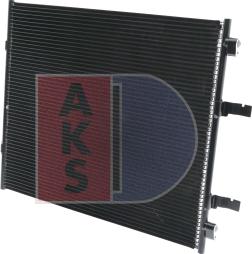 AKS Dasis 152041N - Конденсатор, кондиціонер autocars.com.ua