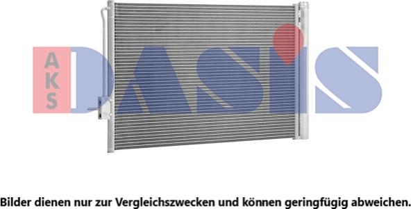 AKS Dasis 152057N - Конденсатор, кондиціонер autocars.com.ua