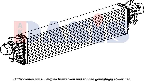 AKS Dasis 157047N - Интеркулер autocars.com.ua
