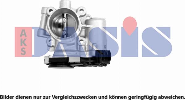 AKS Dasis 157069N - Патрубок дросельної заслінки autocars.com.ua
