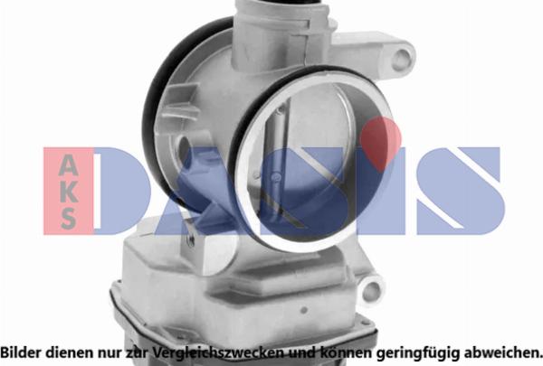 AKS Dasis 157073N - Патрубок дросельної заслінки autocars.com.ua