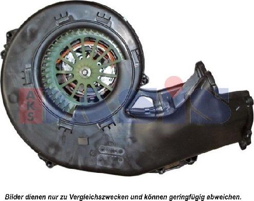 AKS Dasis 158008N - Вентилятор салону autocars.com.ua