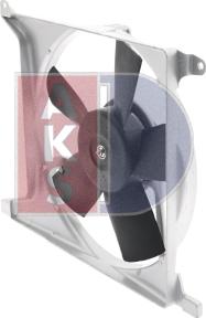 AKS Dasis 158029N - Вентилятор, охолодження двигуна autocars.com.ua