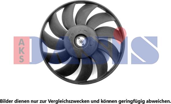 AKS Dasis 158043N - Вентилятор, охлаждение двигателя autodnr.net