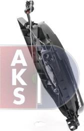 AKS Dasis 158067N - Вентилятор, охолодження двигуна autocars.com.ua