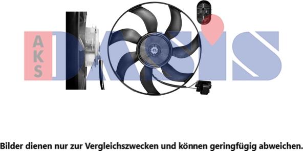 AKS Dasis 158144N - Вентилятор, охлаждение двигателя autodnr.net