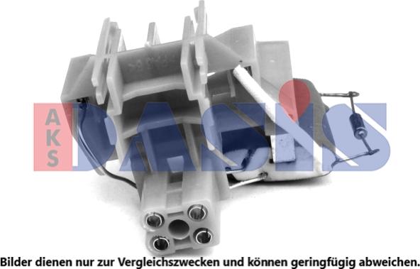 AKS Dasis 158146N - Опір, реле, вентилятор салону autocars.com.ua