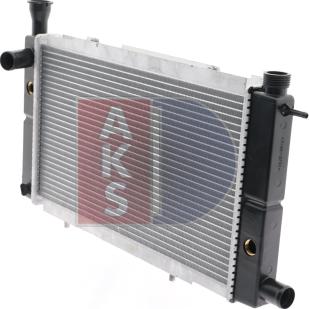 AKS Dasis 160070N - Радіатор, охолодження двигуна autocars.com.ua