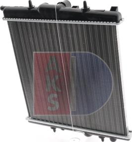 AKS Dasis 160097N - Радиатор, охлаждение двигателя autodnr.net