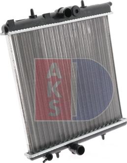 AKS Dasis 160097N - Радиатор, охлаждение двигателя autodnr.net