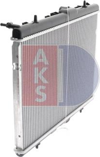 AKS Dasis 160108N - Радиатор, охлаждение двигателя autodnr.net