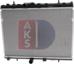 AKS Dasis 160108N - Радиатор, охлаждение двигателя autodnr.net