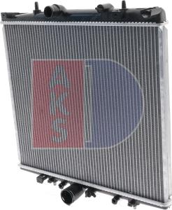 AKS Dasis 160116N - Радиатор, охлаждение двигателя autodnr.net