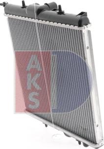 AKS Dasis 161450N - Радиатор, охлаждение двигателя autodnr.net