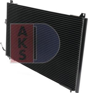 AKS Dasis 162300N - Конденсатор, кондиціонер autocars.com.ua