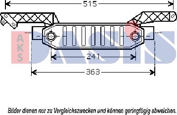 AKS Dasis 166006N - Масляний радіатор, рухове масло autocars.com.ua