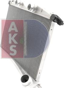 AKS Dasis 167019N - Интеркулер autocars.com.ua