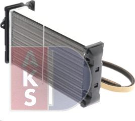 AKS Dasis 169009N - Теплообменник, отопление салона autodnr.net