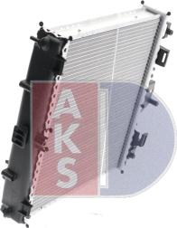 AKS Dasis 170000N - Радиатор, охлаждение двигателя autodnr.net