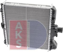 AKS Dasis 170000N - Радиатор, охлаждение двигателя autodnr.net