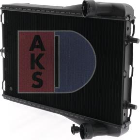 AKS Dasis 172004N - Радіатор, охолодження двигуна autocars.com.ua
