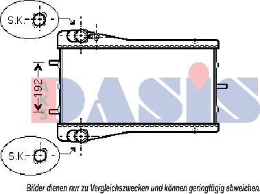 AKS Dasis 172005N - Радиатор, охлаждение двигателя autodnr.net