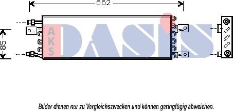 AKS Dasis 172180N - Конденсатор, кондиціонер autocars.com.ua