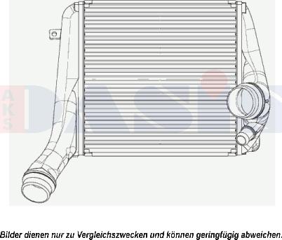 AKS Dasis 177006N - Интеркулер autocars.com.ua