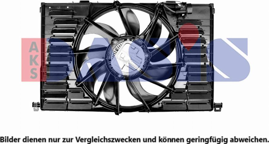 AKS Dasis 178012N - Вентилятор, охолодження двигуна autocars.com.ua