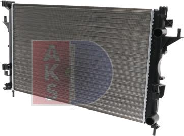 AKS Dasis 180003N - Радіатор, охолодження двигуна autocars.com.ua