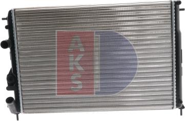 AKS Dasis 180005N - Радіатор, охолодження двигуна autocars.com.ua