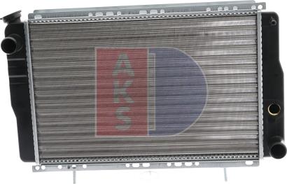 AKS Dasis 180010N - Радіатор, охолодження двигуна autocars.com.ua