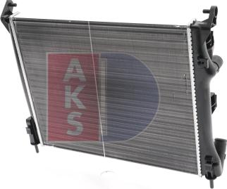 AKS Dasis 180012N - Радіатор, охолодження двигуна autocars.com.ua