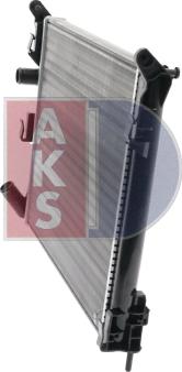 AKS Dasis 180012N - Радіатор, охолодження двигуна autocars.com.ua