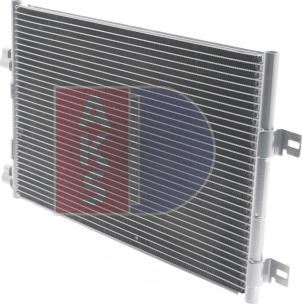 AKS Dasis 180049N - Конденсатор, кондиціонер autocars.com.ua