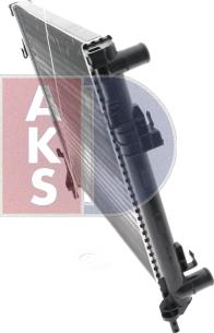 AKS Dasis 180052N - Радіатор, охолодження двигуна autocars.com.ua