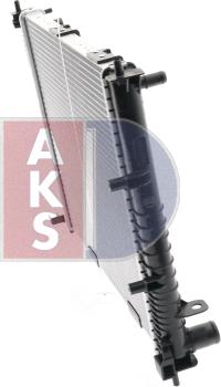 AKS Dasis 180061N - Радіатор, охолодження двигуна autocars.com.ua