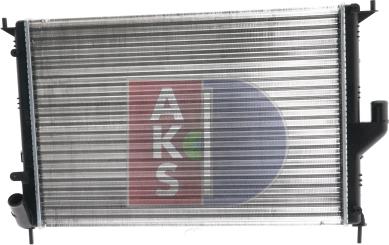 AKS Dasis 180081N - Радіатор, охолодження двигуна autocars.com.ua